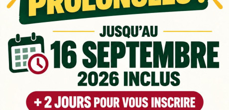 Inscriptions concours de Gueugnon